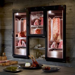 Armario expositor para maduración de carne de 2 estantes y 240 Litros