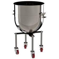 Amasadora planetaria de pie profesional CPL1680VE 80 Lt - con variador y cuba con ruedas