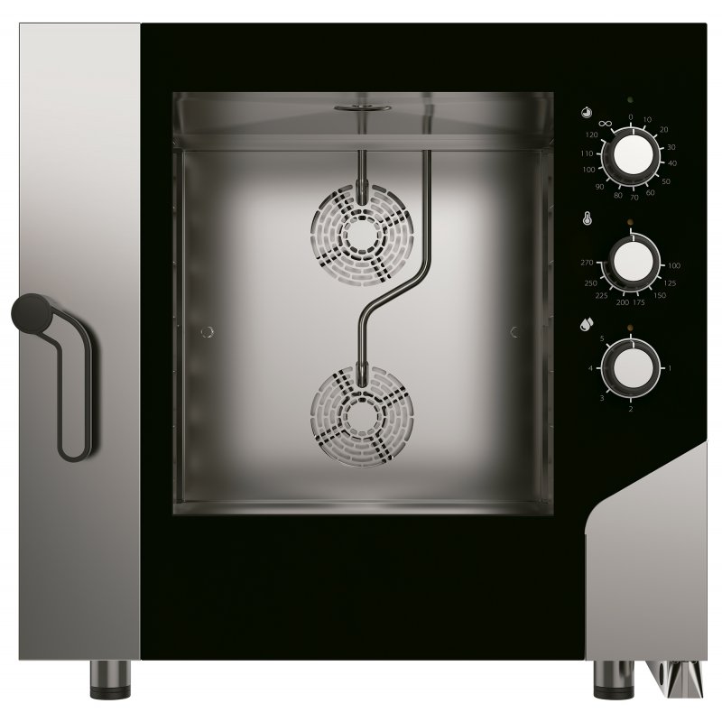 Horno de convección a Gas con vapor MKF616GS para 6 bandejas de 60x40 o GN1/1