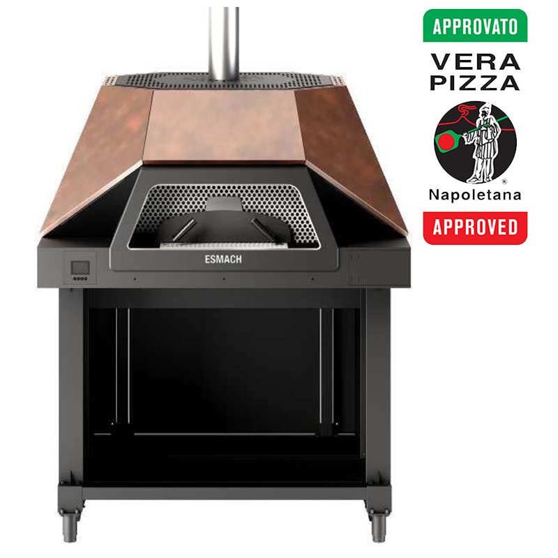 Horno de pizza certificado por AVPN Asociación Verace Pizza Napoletana Bake Stone Climother con humidificación
