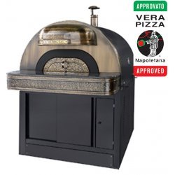 Horno de pizza eléctrico de cobre, latón o aluminio para pizza napolitana Sud Forni. Importadores oficiales