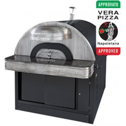 Horno de pizza eléctrico de cobre, latón o aluminio para pizza napolitana Sud Forni. Importadores oficiales