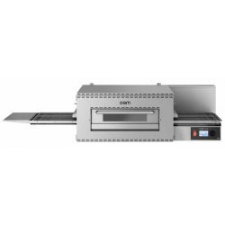 Horno de cinta para pizza OEM Tunnel ventilado TLV80 Digital cinta 80 cm