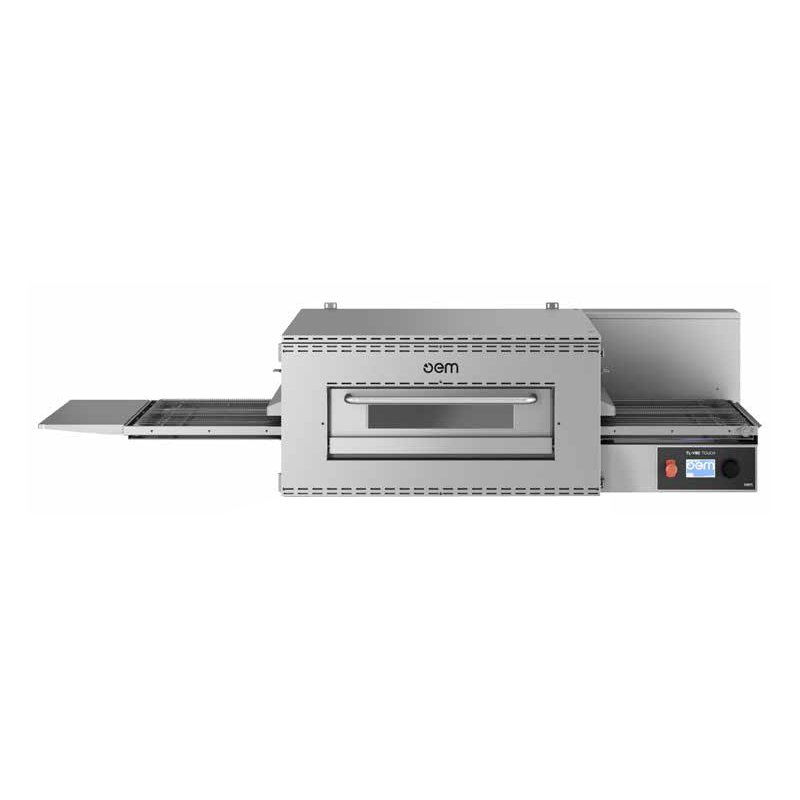 Horno de cinta para pizza OEM Tunnel ventilado TLV80 Digital cinta 80 cm