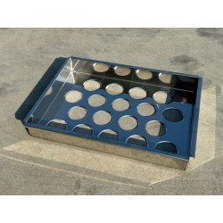 Mesa de desuerado o escurrido y distribución de cuajada de queso de 240x80cm