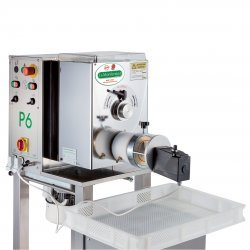 Prensa para pasta La Monferrina P6 producción 18 Kg/h. Combinada elabora pasta, raviolis, ñoquis