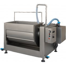 Rizadora y lavadora profesional modelo 100DV para moluscos y pescado
