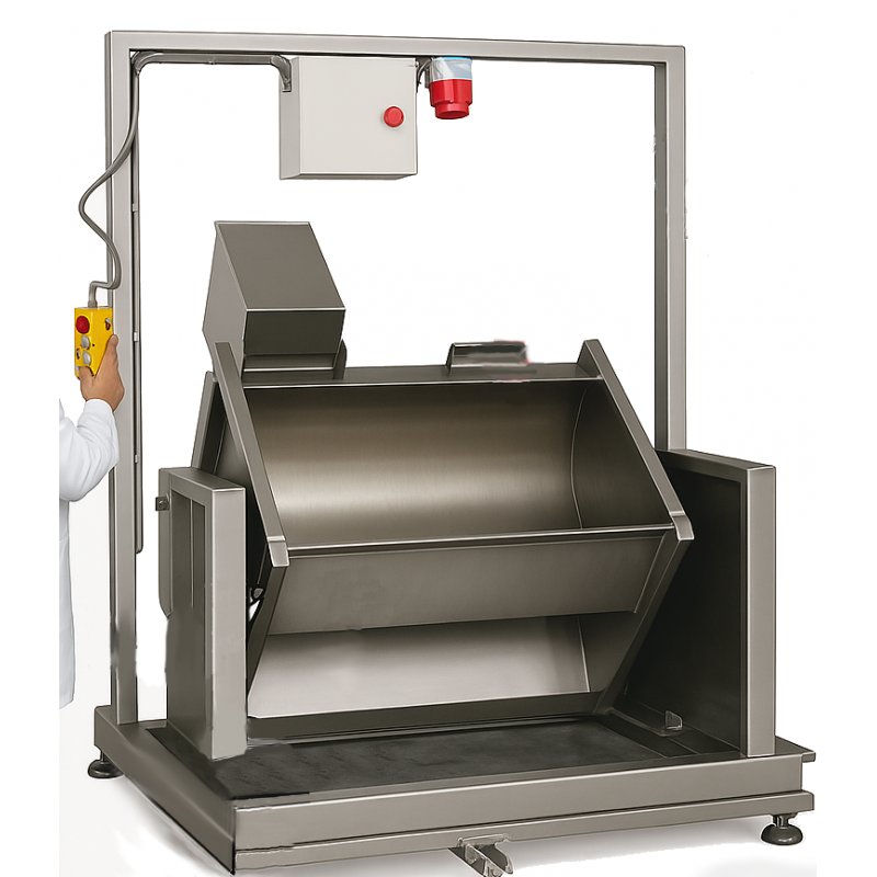 Rizadora y descongeladora profesional modelo 200/300 DVS para pescado y moluscos