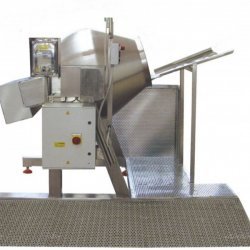 Mezclador industrial en acero inoxidable para pescado, moluscos y marisco
