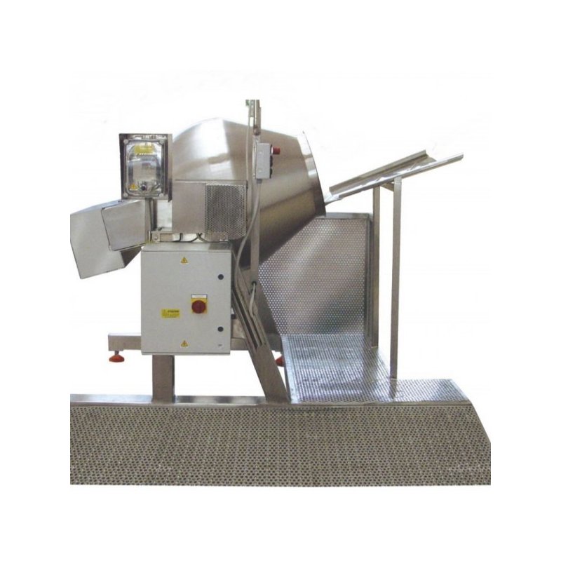 Mezclador industrial en acero inoxidable para pescado, moluscos y marisco