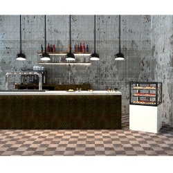 Vitrina Integra Refrigerada IN60/80-140A -B- negra con 3 estantes y puertas correderas