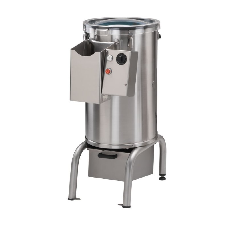Peladora de ajos profesional C/E GP8T de acero inoxidable con capacidad de 8 kg y 80 kg/h de producción