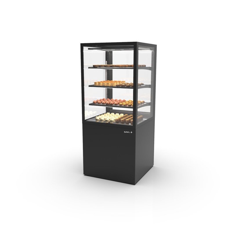 Vitrina refrigerada Integra IN60/80-140H -B- negra con control de humedad para quesos y productos delicados