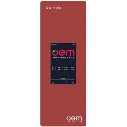 Horno OEM RAPIDO C64 TOUCH con control táctil OTC – 2 pizzas de 30 cm o bandeja 60x40 cm