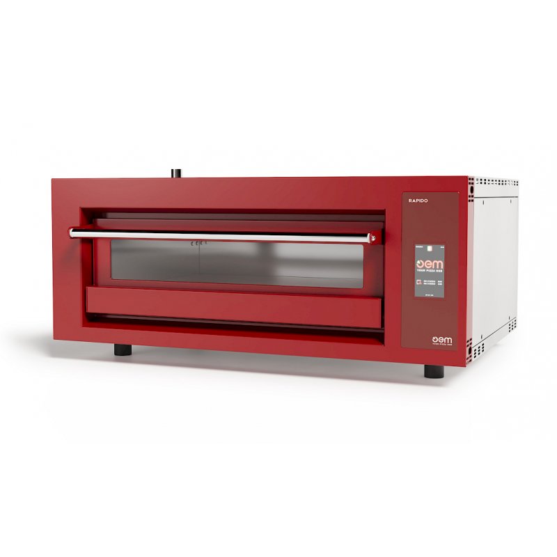 Horno OEM RAPIDO C64 TOUCH con control táctil OTC – 2 pizzas de 30 cm o bandeja 60x40 cm