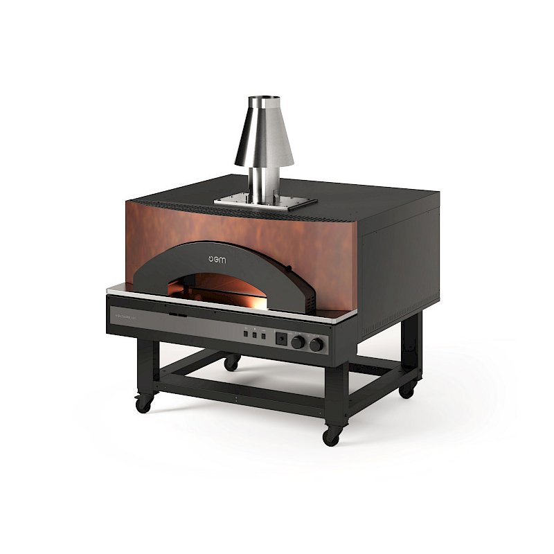 Horno OEM VOLTAIRE ARC a gas con 1 cámara hasta 500 °C para 9 pizzas Ø 35 o 5 bandejas 60x40