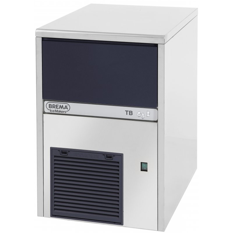 Fabricador de hielo nuggets/pebble ice refrigerado por AIRE TB 551-AIR |Producción diaria 57 kg