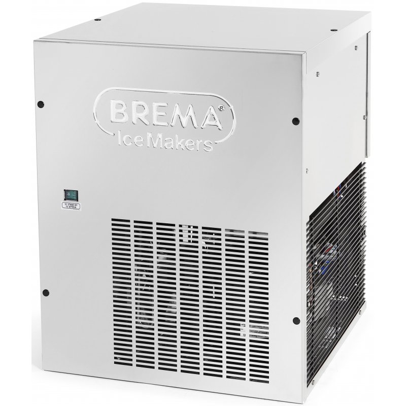 Fabricador de hielo nuggets/pebble ice refrigerado por AGUA TM 450-W|Producción diaria 440 kg