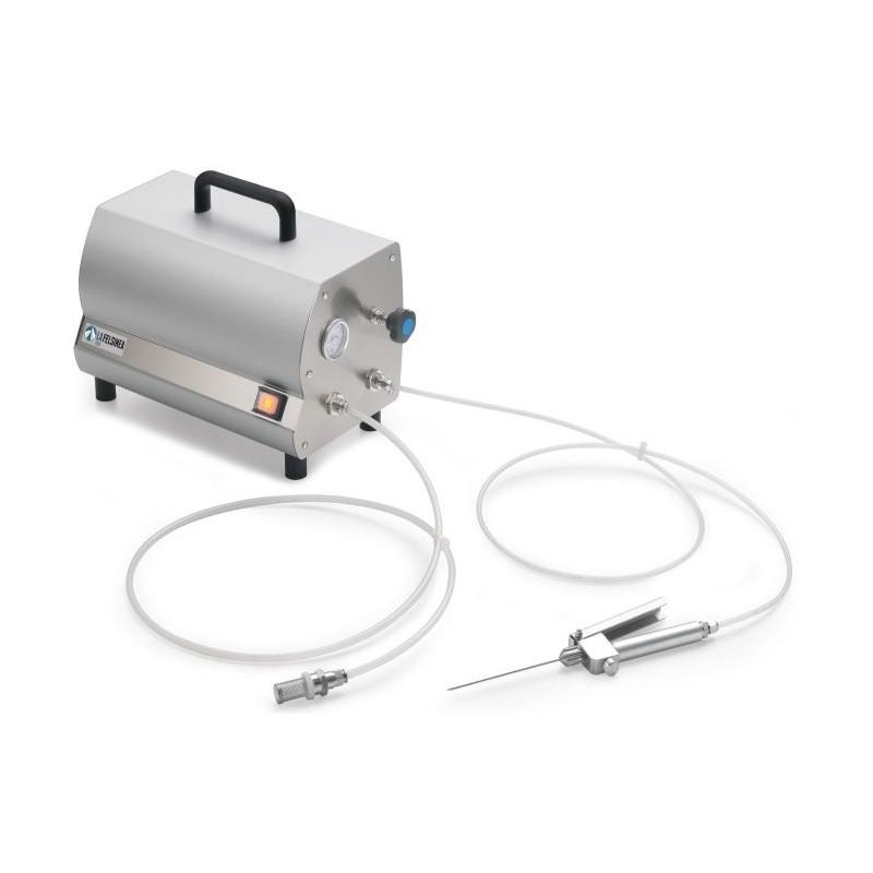 Inyector de salmuera profesional JECTOR 5 con bomba de acero inoxidable y presión regulable