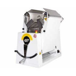 Laminadora de masa de sobremesa PM500 con rodillos de 500 mm y capacidad de 8 kg