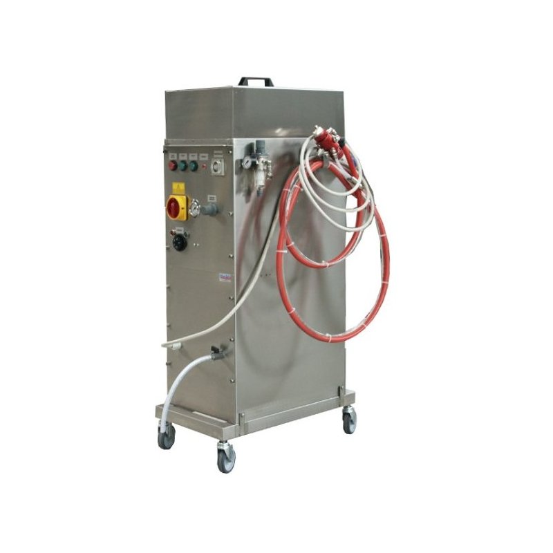 Rociadora de chocolate de alta capacidad 18kg con 2 pistolas dispensador automático