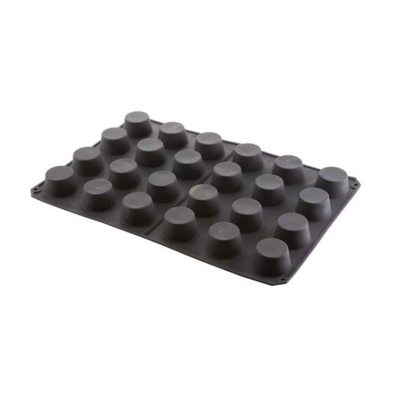 Molde de silicona de 60 x 40 centímetros en forma de Muffin de 7 centímetros