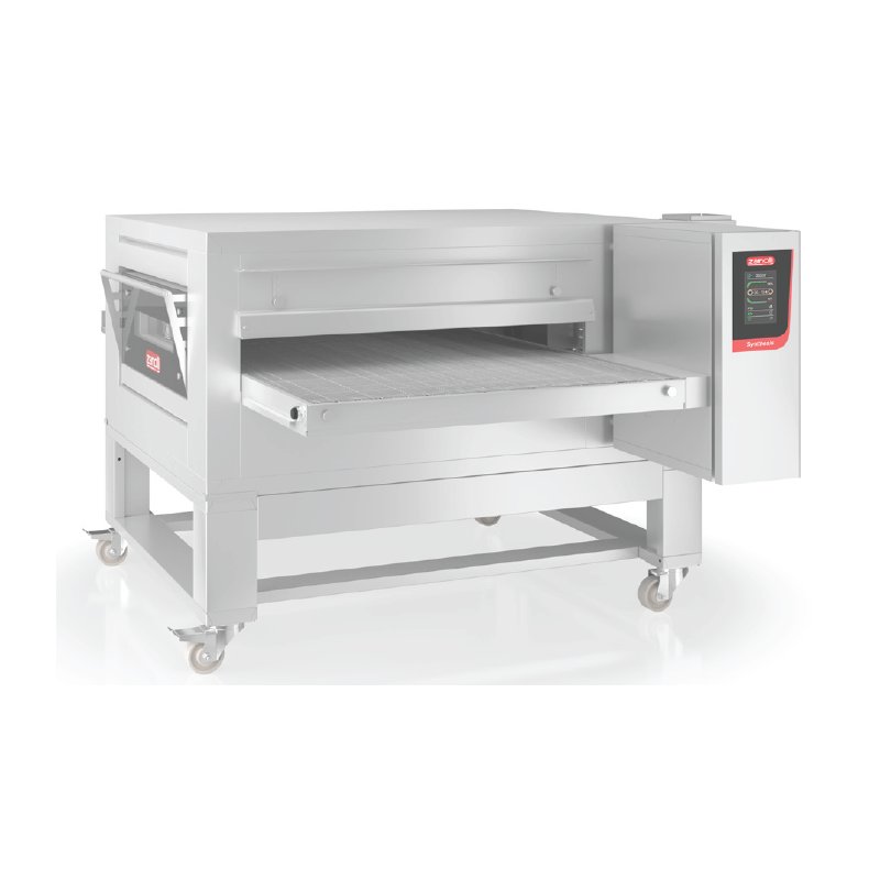 Horno de pizza de cinta o túnel Zanolli Synthesis 12/100 Touch ventilado a gas para pizza, pan, pastelería y gastronomía