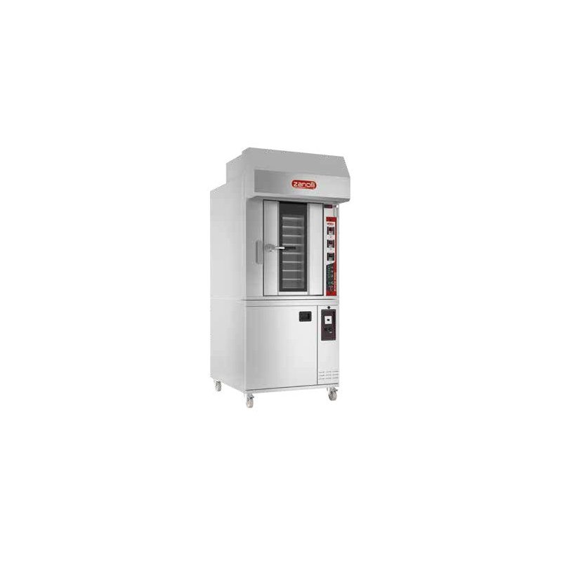 Horno rotativo de conveccion electrico o a gas Zanolli Rotor Wind 1 para pastelería y panadería