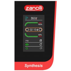 Horno de pizza de cinta o túnel Zanolli Synthesis 06/40 Touch ventilado eléctrico para pizza, pan, pastelería y gastronomía