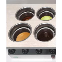 Fundidor de chocolate circular CARAPHOT MINI 2x2 litros