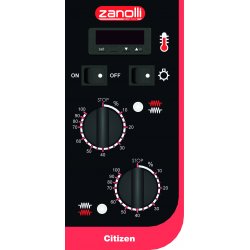 Horno de pizza napolitano eléctrico Zanolli Citizen 9 MC EM