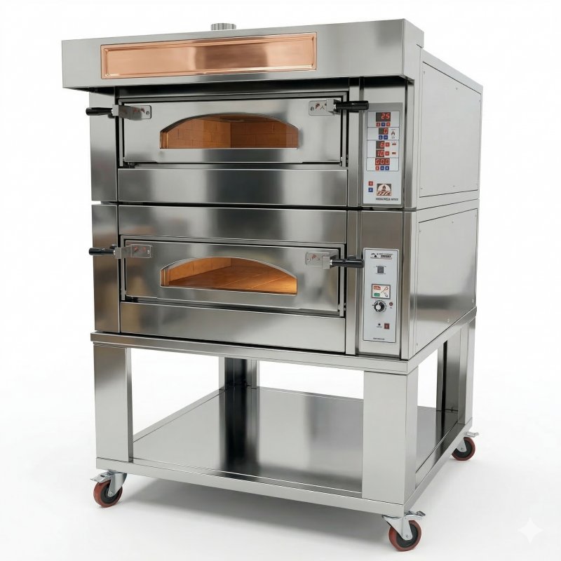 Horno Izzo B4T para pizza en bandejas de 2 pisos