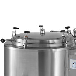 Marmita a vapor indirecta con autoclave de 220 Litros SCPIA-200VA