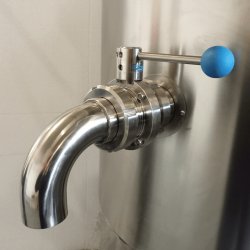 Marmita eléctrica indirecta con mezclador de 155 Litros PEIME-150 con basculación eléctrica - 100ºC
