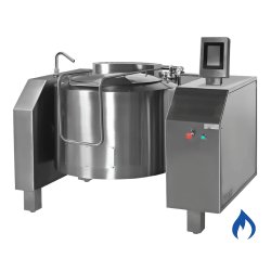 Marmita basculante a gas indirecta de 330 Litros PGRM-330E TouchScreen