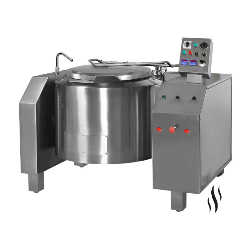 Marmita basculante a vapor indirecta de 110 Litros PVIM-100