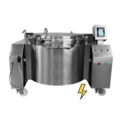 Supermix basculante eléctrica de alta presión de 490 Litros SPEM-490EP TouchScreen