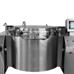 Supermix basculante a vapor de alta presión  y enfriamiento de 490 Litros SPEM-490RVP TouchScreen