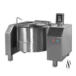 Supermix basculante a vapor indirecta de 220 Litros SPEM-220V TouchScreen