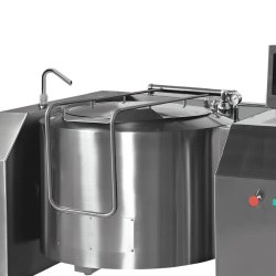 Supermix basculante a vapor indirecta de 400 Litros SPEM-400V TouchScreen