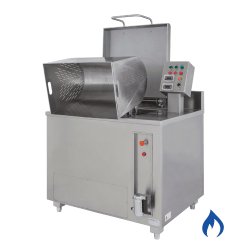 Cocedor de pasta elevable a gas para pasta, arroz y legumbres de 250 litros CPGR-250