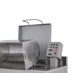 Cocedor de pasta elevable a vapor para pasta, arroz y legumbres de 200 + 200 litros CPVR2-200 2 cubas