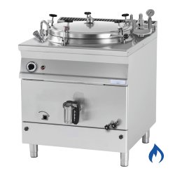 Marmita a vapor indirecta modular con autoclave de 490 litros PIM-500VA