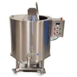 Mini pasteurizador para leche y quesos 200L con rascador de pared Scovali SCPAMS