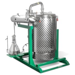 Destiladores industriales de aceites esenciales bajo proyecto con capacidades de 1.000 a  hasta 3000 litros