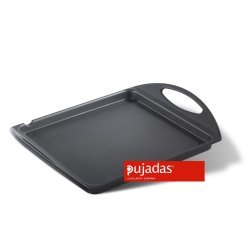 Parrilla plana con asas de aluminio fundición ø 25x25 cm - P153.025