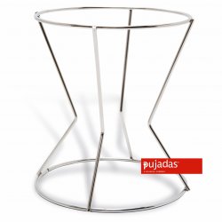 Soporte para colador chino o embudo - Diámetro(cm): 16 - Altura(cm): 19