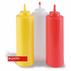 Dispensador a presión - Color: rojo - Capacidad(ml): 240 - Altura(cm): 18,0 - Diámetro(cm): 5