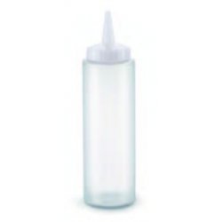 Dispensador a presión - Color: transparente - Capacidad(ml): 240 - Altura(cm): 18,4 - Diámetro(cm): 5,0