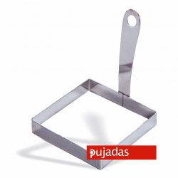 Molde de huevo cuadrado para sándwich - Medidas(cm): 8,5 x 8,5 - Altura(cm): 11,0